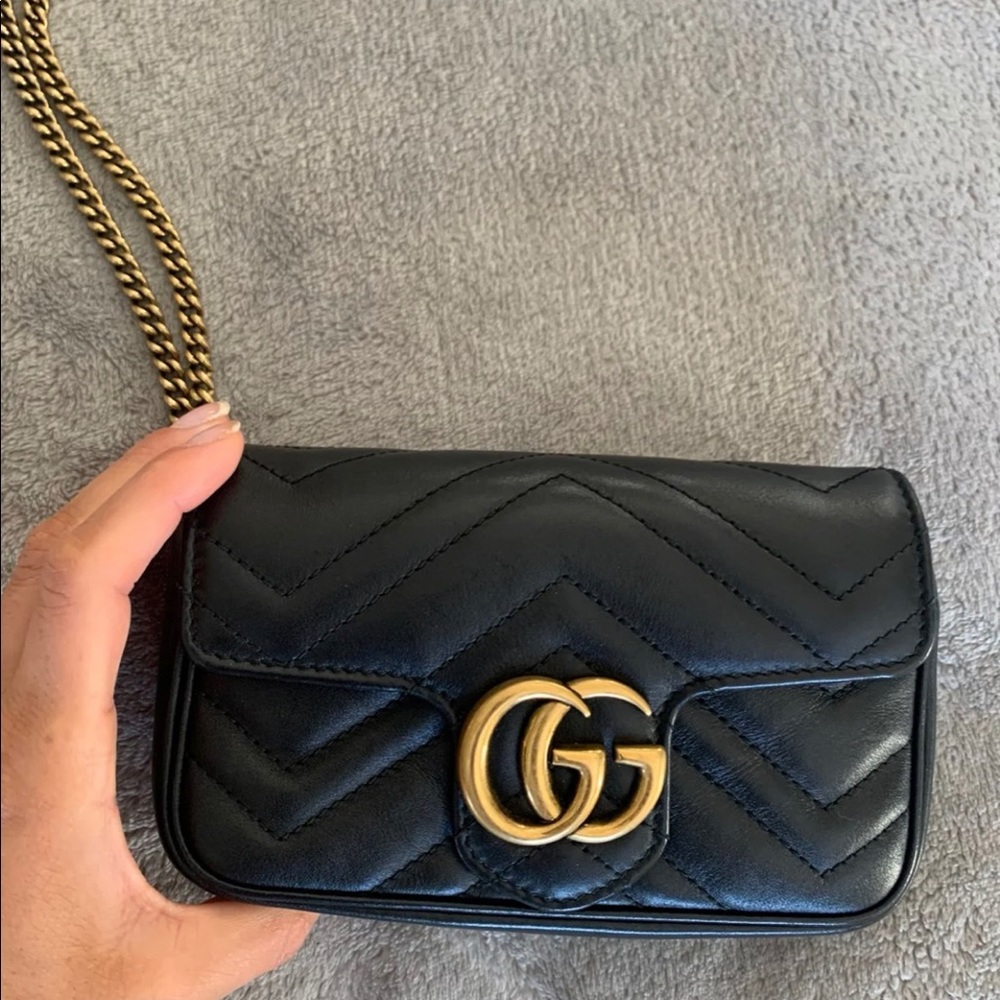 Gucci Marmont Matelasse Super Mini Bag